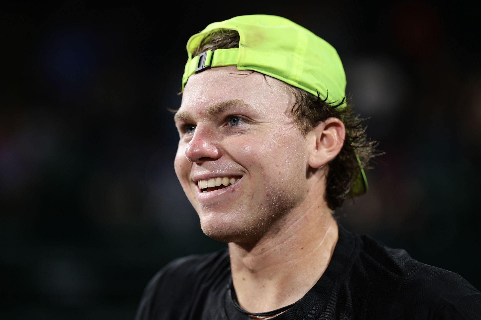 Michelsen in action at the U.S. Men's Clay Court Championship - Day 4 - Source: Getty